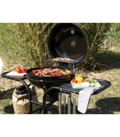 LIVOO Houtskoolbarbecue Met Werkbladen -Thuis Accessoires Winkel 832e04759a1643a08702748c122a2b89