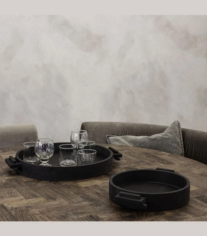 House Doctor Dienblad - Blok - Zwart 4 House Doctor Dienblad - Blok - Zwart - Afbeelding 2