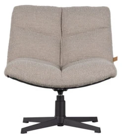 Exclusive Vinny Draaifauteuil - Boucle - Zand - 80x75x75