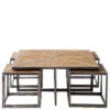 Salontafel Industrieel - Le Bar American Table - Set Van 5 Stuks - Grijs 1 Salontafel Industrieel - Le Bar American Table - Set Van 5 Stuks - Grijs -Thuis Accessoires Winkel 87478be5ef0d45cda68d28052242093e