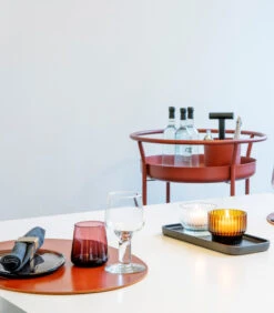 ELLIS Onderzetter Rond Cognac -Thuis Accessoires Winkel 87d88c22dc9c43e3870b0ff40afb9b7f