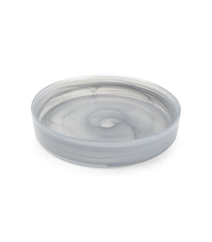 Diep Bord 18cm Grijs Twirl - (x4) 3 Diep Bord 18cm Grijs Twirl - (x4)