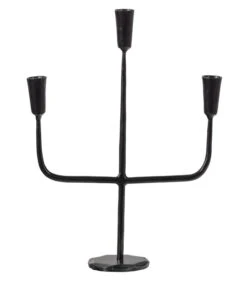 Exclusive Sean Kandelaar 3 - Metaal - Zwart - 40x29x10