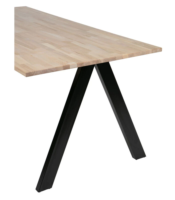 WOOOD Tablo V-Poot 1 Stuks - Metaal - Zwart - 72x79x10 4 WOOOD Tablo V-Poot 1 Stuks - Metaal - Zwart - 72x79x10 - Afbeelding 2