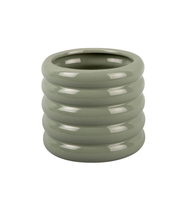 PRESENT TIME Bloempot Bobbly Glazed - Groen - Ø17,5cm 3 PRESENT TIME Bloempot Bobbly Glazed - Groen - Ø17,5cm