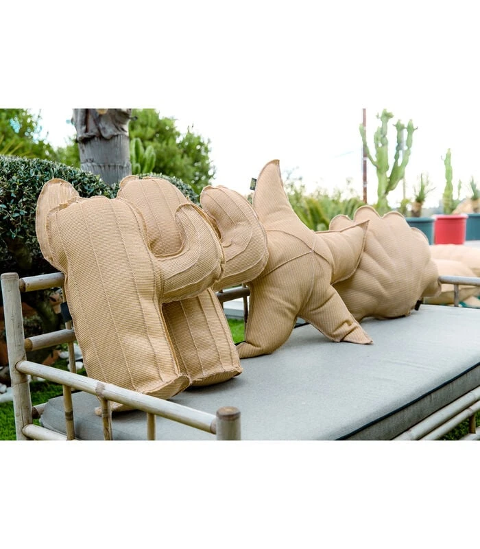 Buitenkussen Zeestervorm Raffia-effect 4 Buitenkussen Zeestervorm Raffia-effect - Afbeelding 2