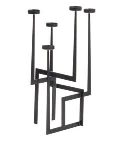 Dash Kandelaar - Metaal - Zwart - 51x30x30 -Thuis Accessoires Winkel 8daa352aa85b4551a07dc64b3f38320b