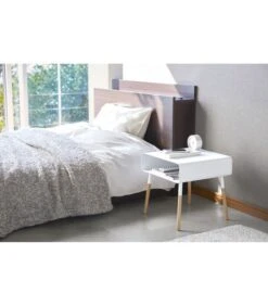 Yamazaki Low Side Table - Plain - White -Thuis Accessoires Winkel 8e31a8686fb2476e99342ff4fa0efb26