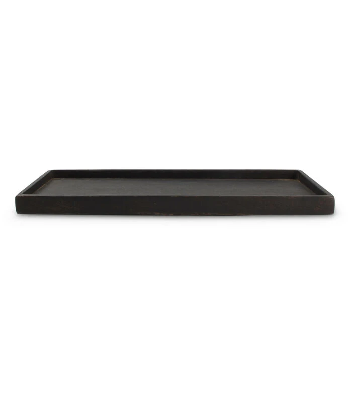 Serveerplank 30x13cm Hout Zwart Rural 5 Serveerplank 30x13cm Hout Zwart Rural - Afbeelding 3