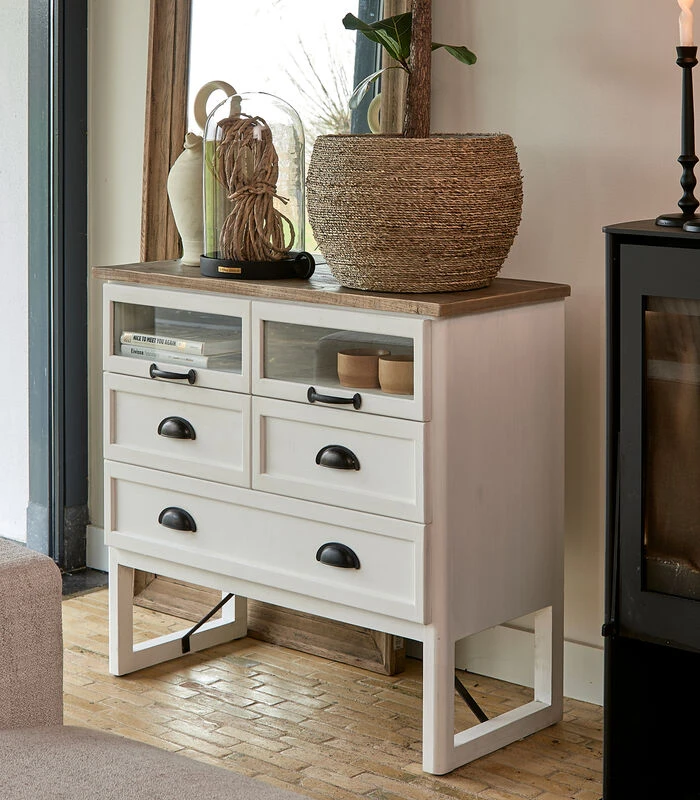 Dressoir Kasten - Bridgeville Dresser - Wit 4 Dressoir Kasten - Bridgeville Dresser - Wit - Afbeelding 2