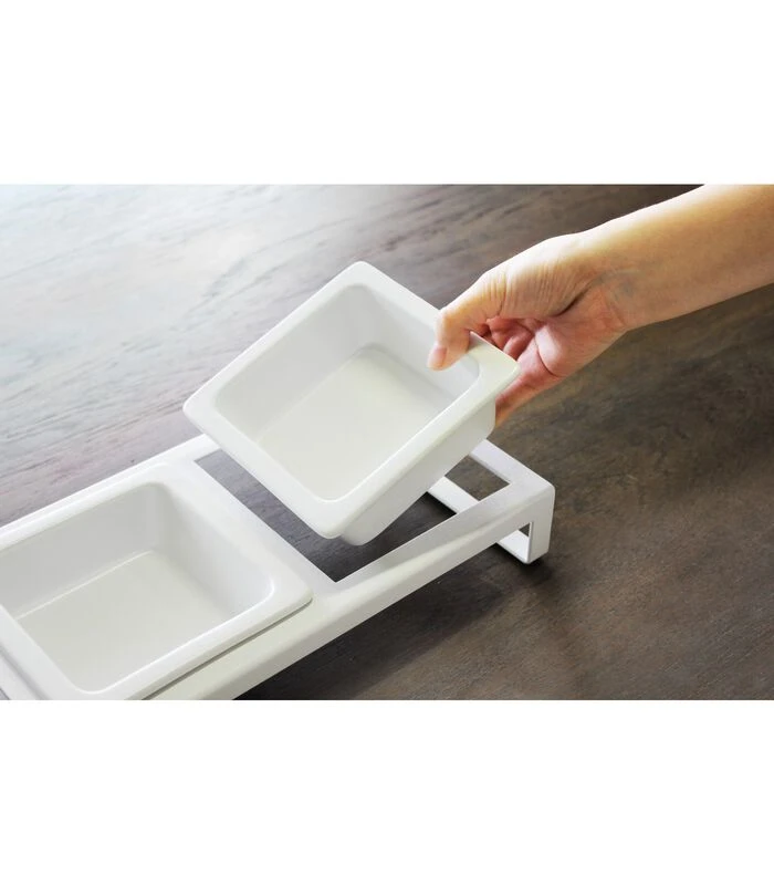 Yamazaki Voerbak Voor Huisdieren Wit 5 Yamazaki Voerbak Voor Huisdieren Wit - Afbeelding 3