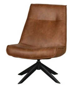 WOOOD Draaifauteuil Skyler - Kunstleer - Cognac - 94x67x85 -Thuis Accessoires Winkel 8f645204d99a4be1832dd3e7c988a97a