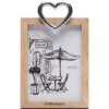 Fotolijst 13x18 Staand Met Hartje - Hanging Heart - Bruin - -Thuis Accessoires Winkel 915da8ab7d2e4b228e4f67d60ae7e92f