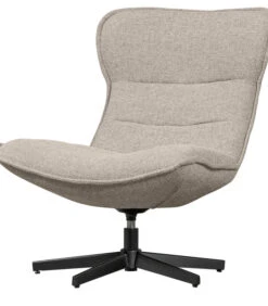 Draaifauteuil Warp - Bouclé - Taupe Melange - 92x81x92