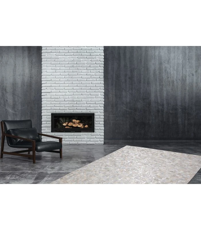 Modern Woonkamertapijt Echt Leer ALMEIDA 4 Modern Woonkamertapijt Echt Leer ALMEIDA - Afbeelding 2