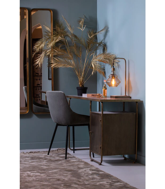 WOOOD Palm Kunstplant - Goud - 75x110x75 4 WOOOD Palm Kunstplant - Goud - 75x110x75 - Afbeelding 2