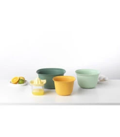 Brabantia Tasty+ Mengkommenset, 2x Mengkom, Vergiet, Citruspers -Thuis Accessoires Winkel 9459480426ca48a2935a555a271c5714