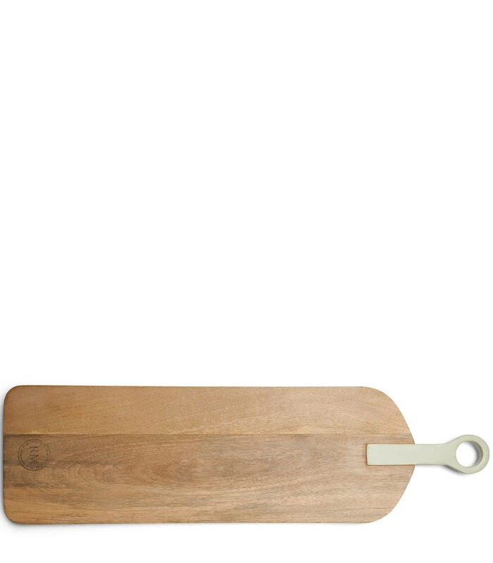 Serveerplank Hout, Tapasplank - Marseille - Bruin/wit - Maat L 3 Serveerplank Hout, Tapasplank - Marseille - Bruin/wit - Maat L