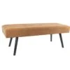 Leitmotiv Bank Explicit - Suede Look Okergeel - 121x41x43cm -Thuis Accessoires Winkel 9641a08dbb194ee4ba0757aff7207172