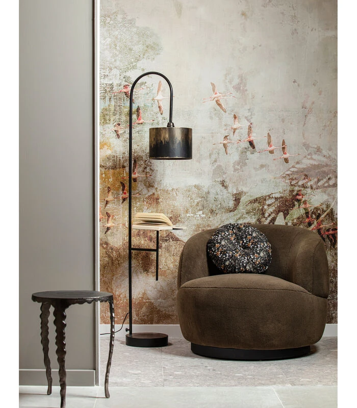 BePureHome Woolly Draaifauteuil - Schapenvacht - Groen - 71x84x88 4 BePureHome Woolly Draaifauteuil - Schapenvacht - Groen - 71x84x88 - Afbeelding 2