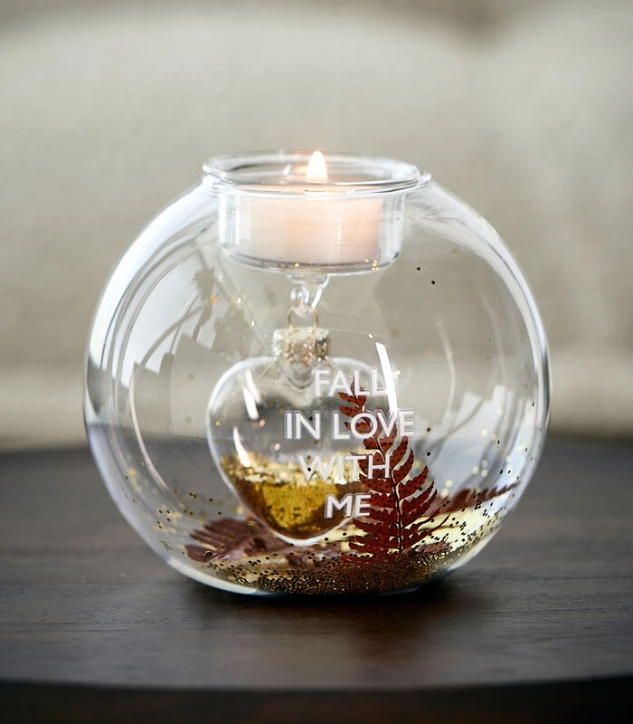Theelichthouder RM Fall In Love Transparant 4 Theelichthouder RM Fall In Love Transparant - Afbeelding 2