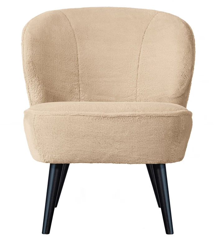 WOOOD Fauteuil Sara - Polyester - Naturel - 71x59x70 4 WOOOD Fauteuil Sara - Polyester - Naturel - 71x59x70 - Afbeelding 2