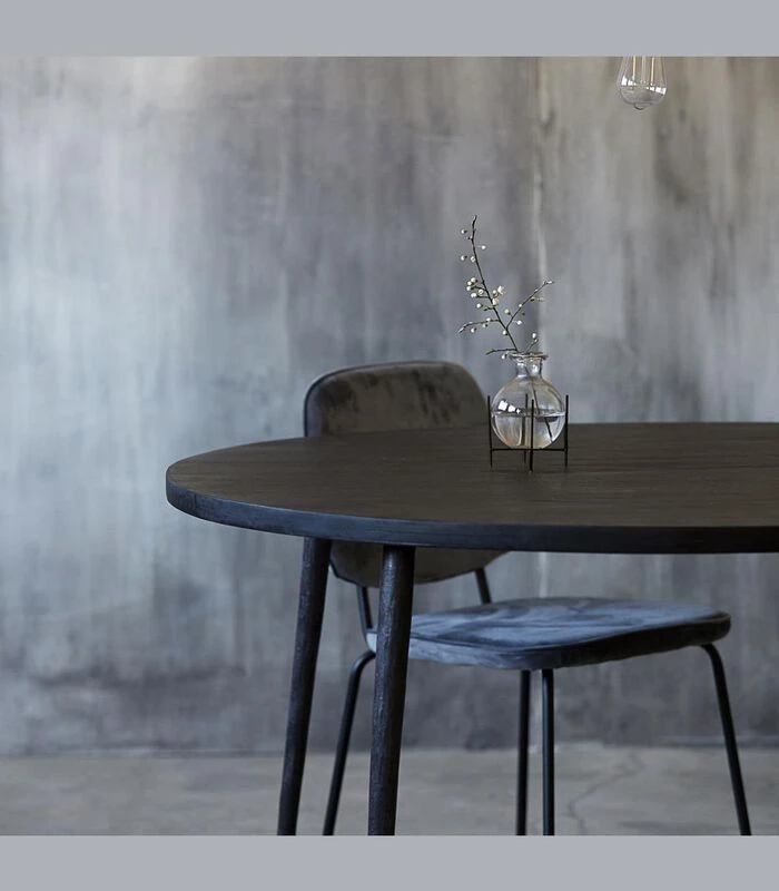 House Doctor Eettafel - Club - Zwarte Vlek 4 House Doctor Eettafel - Club - Zwarte Vlek - Afbeelding 2