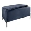 Leitmotiv Bank Snog XL - Velvet Donkerblauw, Mat Zwarte Poten - 90x45x45cm 2 Leitmotiv Bank Snog XL - Velvet Donkerblauw, Mat Zwarte Poten - 90x45x45cm -Thuis Accessoires Winkel 9d3f9598240f4a628cf56e7fd6cd47a3