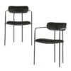 Ivy Eetkamerstoel - Fluweel - Zwart - Set Van 2 2 Ivy Eetkamerstoel - Fluweel - Zwart - Set Van 2 -Thuis Accessoires Winkel 9ef007ac113e444297f554383f02bbf3