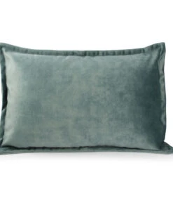 Kussen 60x40cm Velvet MuntGroen Lounge