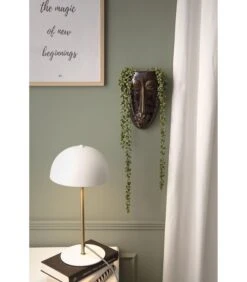 PRESENT TIME Plantenpot Mask - Bruin - Lang - 12,5x17,3x22,3cm -Thuis Accessoires Winkel a079fb74c59d41f39e0025512d12798b