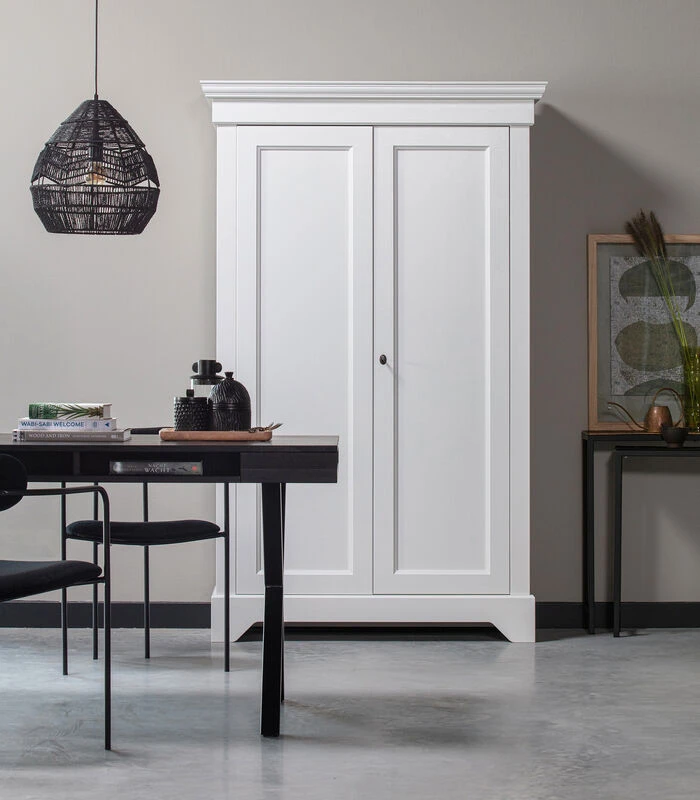 Ivy Eetkamerstoel - Fluweel - Zwart - Set Van 2 5 Ivy Eetkamerstoel - Fluweel - Zwart - Set Van 2 - Afbeelding 4