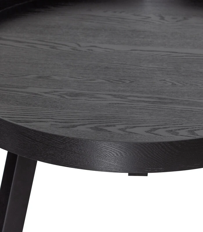 WOOOD Beira Bijzettafel - Hout - Zwart - 45x60x60 6 WOOOD Beira Bijzettafel - Hout - Zwart - 45x60x60 - Afbeelding 4