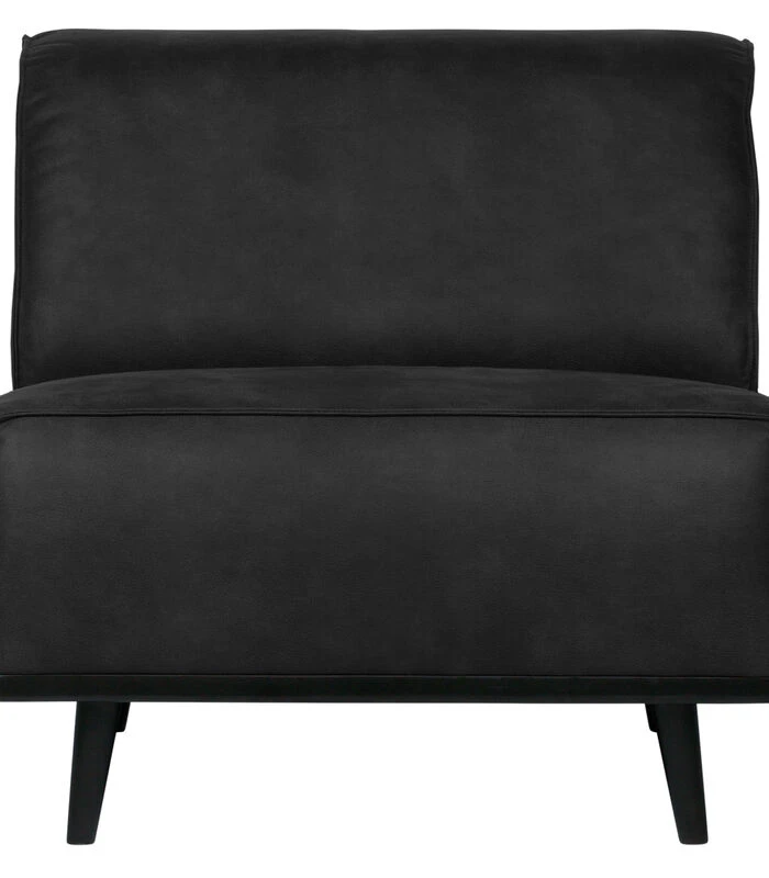 BePureHome Statement 1-Zits Element - Suedine - Zwart - 77x79x93 3 BePureHome Statement 1-Zits Element - Suedine - Zwart - 77x79x93