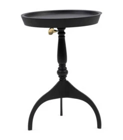 Bijzettafel Verstelbaar - Crosby Adjustable End Table - Zwart
