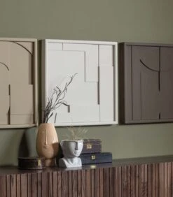 Fiona Vierkant Schilderij - Espresso - 60x60x5 -Thuis Accessoires Winkel a3fda73e97624509afd856172fd87975