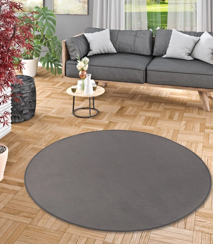 Basis Velours Vloerkleed Carla Rond 4 Basis Velours Vloerkleed Carla Rond - Afbeelding 2