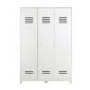VTwonen Opberggigant Vt Locker 3-Deurs - Grenen - Wit - 186x123x40 -Thuis Accessoires Winkel a5604714cc194048afabcbb445d2db40