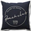 Kussenhoes, Kussensloop 50x50, Tekst - Beach Club - Donkerblauw -Thuis Accessoires Winkel a5892c67b45e4dfeadfe249ea64123f7