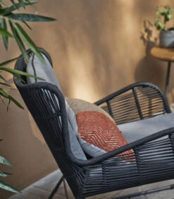 Loungestoel Outdoor Grace - Staal/Touw - Antraciet - Set Van 2 -Thuis Accessoires Winkel a5f7713780f84ff6919dd1479e110b73