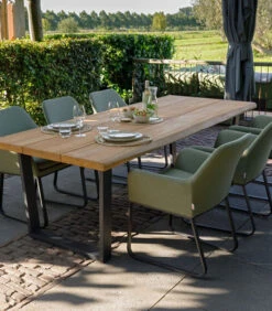 Fauteuil Buiten Plaza - Aluminium - Groen - Set Van 2 -Thuis Accessoires Winkel a6900b181bc94003a55b500d12ef5f7d