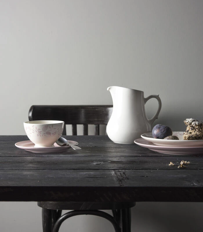 Effen Plat Bord 27cm - Fleurs Rouges 5 Effen Plat Bord 27cm - Fleurs Rouges - Afbeelding 3