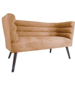 Leitmotiv Bank Explicit - Suede Look Okergeel - 128x71x74cm -Thuis Accessoires Winkel a7db7e3f8bc44db7a052acde8e0af2f4