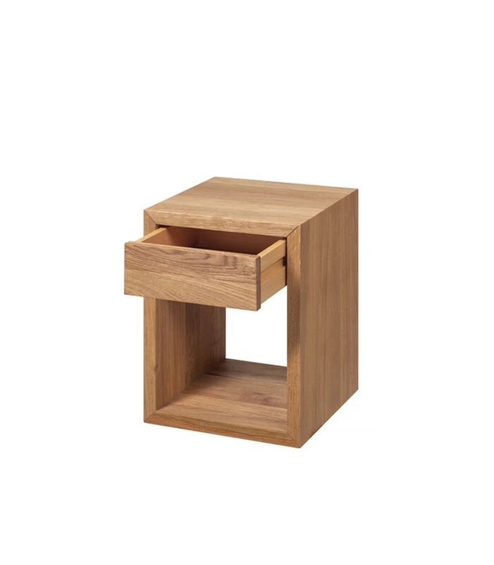 Zwevend Nachtkastje HUGO In Eikenhout 6 Zwevend Nachtkastje HUGO In Eikenhout - Afbeelding 4