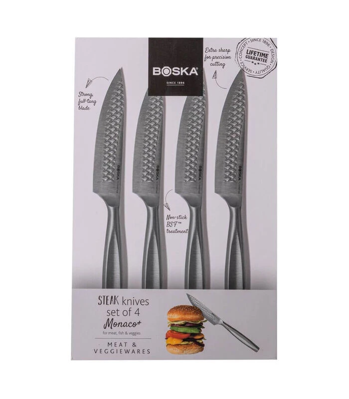 Steakmessenset Monaco+ - 4 Stuks - Multifunctioneel - Non-stick 7 Steakmessenset Monaco+ - 4 Stuks - Multifunctioneel - Non-stick - Afbeelding 5
