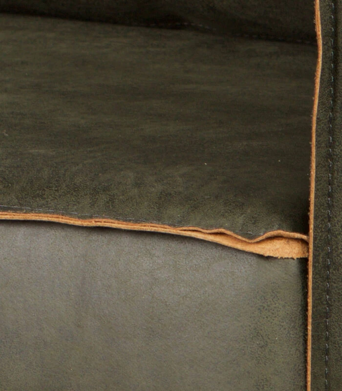 BePureHome Rodeo Fauteuil - Recycle Leer - Army - 85x105x86 5 BePureHome Rodeo Fauteuil - Recycle Leer - Army - 85x105x86 - Afbeelding 3