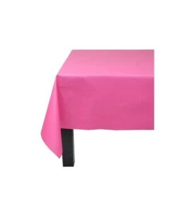 Fuchsiaroze Effen Gecoat Tafelkleed