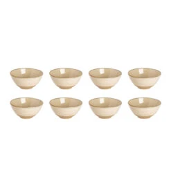 Palmer Schaal Dublin 12.5 Cm 40 Cl Beige Stoneware 4 Stuk(s)