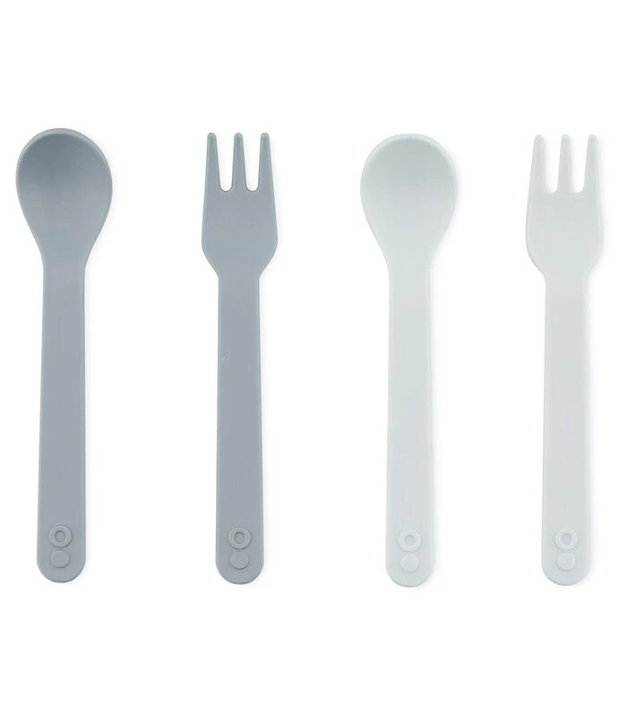 Trixie PLA Lepel & Vork 2-pack - Petrol 4 Trixie PLA Lepel & Vork 2-pack - Petrol - Afbeelding 2
