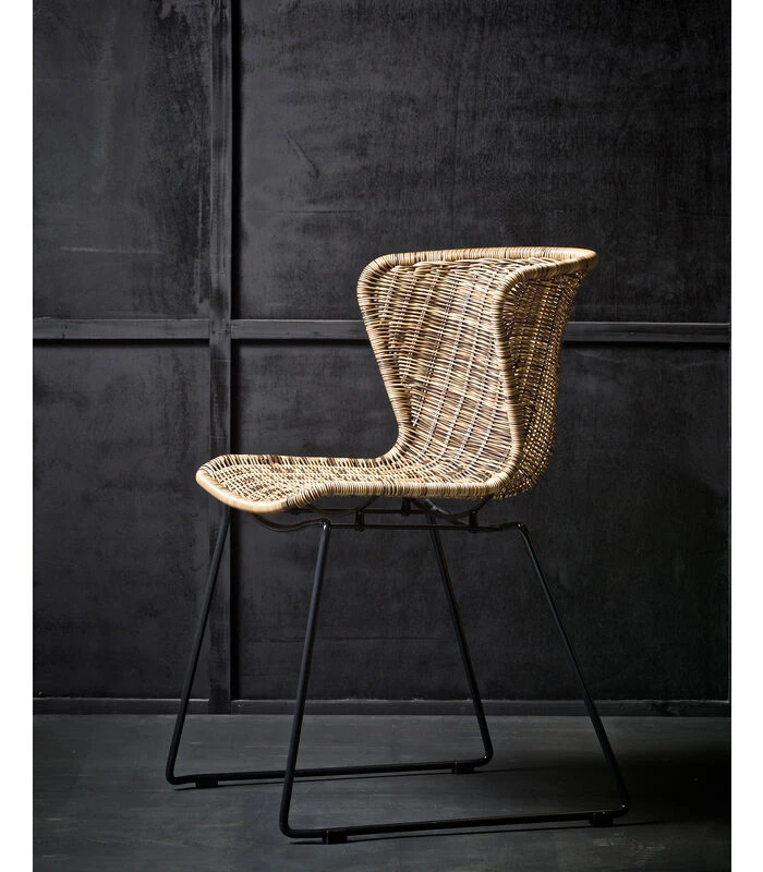 WOOOD Wings Tuinstoel - Polyester - Naturel - Set Van 2 6 WOOOD Wings Tuinstoel - Polyester - Naturel - Set Van 2 - Afbeelding 4